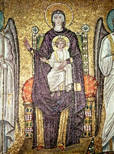 Virgin and Child, from the Procession of the Martyrs in the Nave